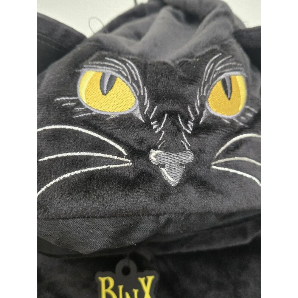 Disney Hocus Pocus Binx Black Cat Halloween Costume Suit Size Adult  S/M 4-8